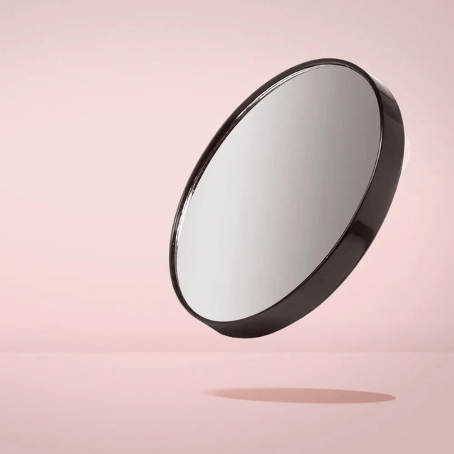 Spejl med sugekopper - 10x forstørrelse