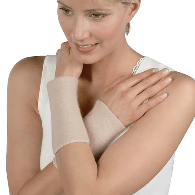 Muffedisse / håndledsvarmer med angorauld