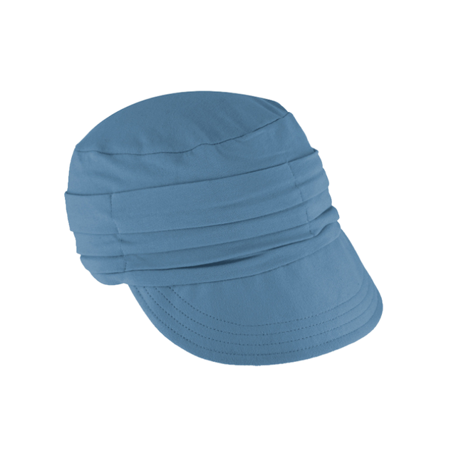 Cappello morbido con visiera - Jeansblå