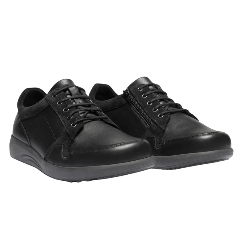 New Feet scarpe da uomo con stretch - Nero