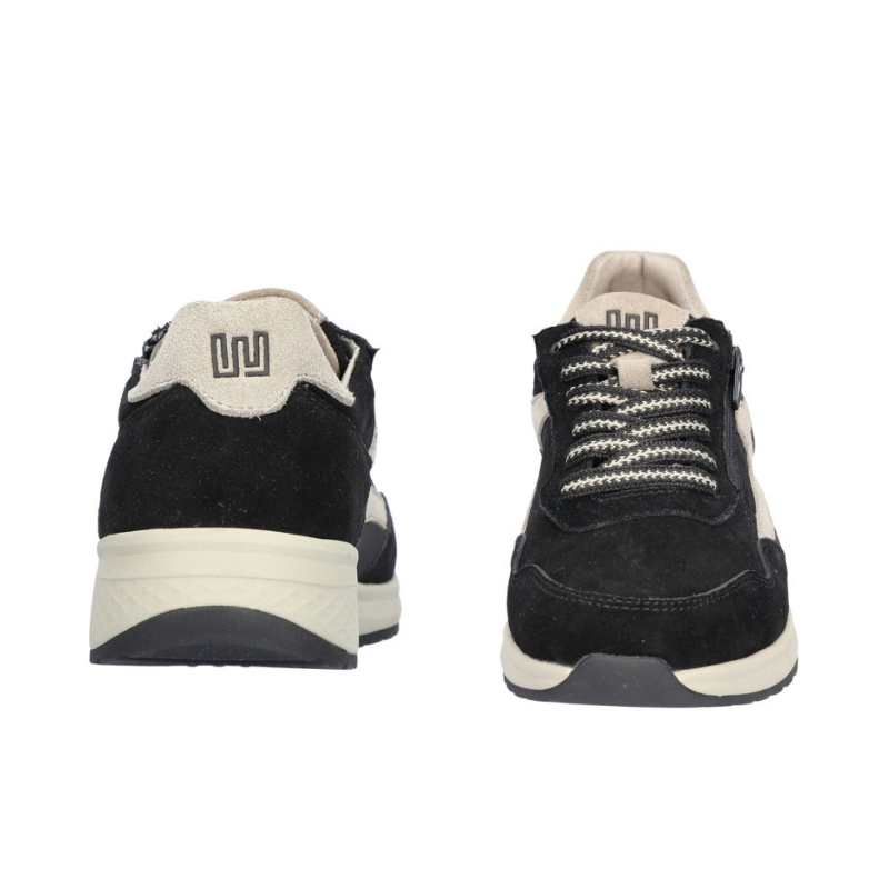 Scarpe in velour nubuck 'Jenna' in nero