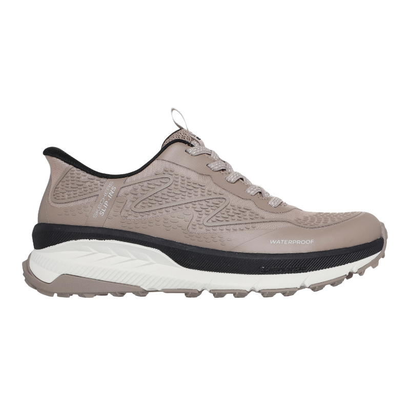 Skechers slip-in impermeabile da donna – Grigio marrone