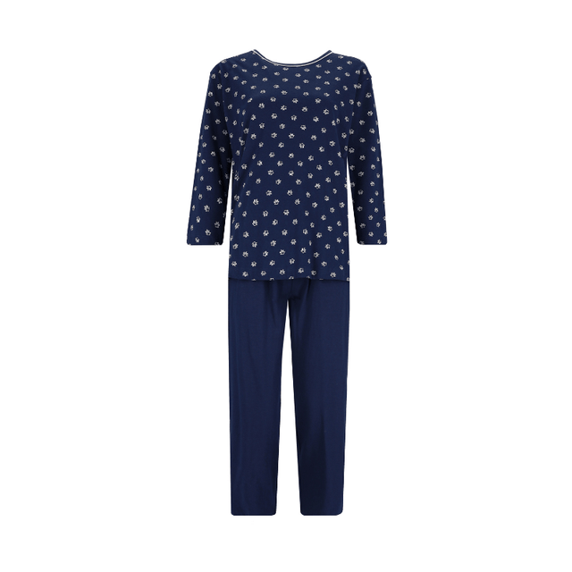 Nattøj med 3/4 længde til damer - Mørkeblå