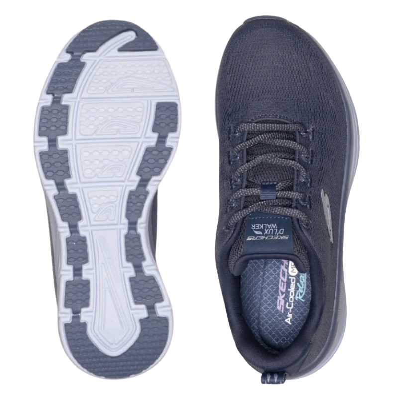 Skechers sneaker da donna impermeabile - Blu polvere