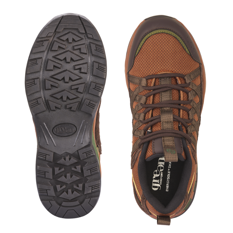 Green Comfort outdoor sneakers donna - Marrone