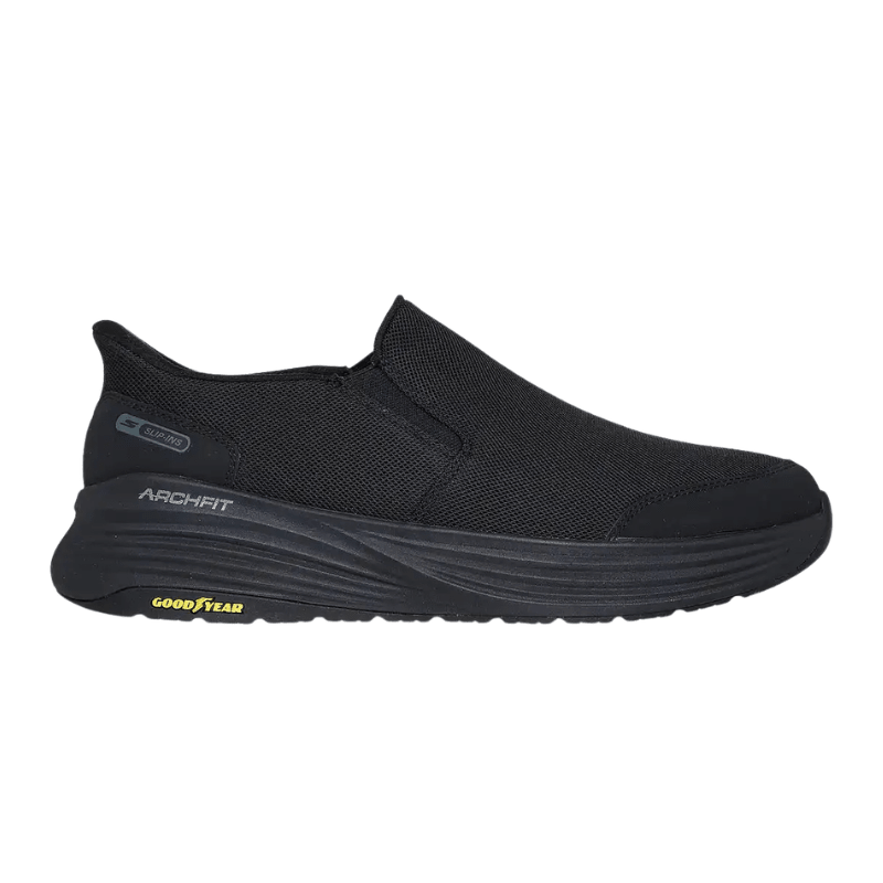 Skechers stabil slip - in herresko - Sort