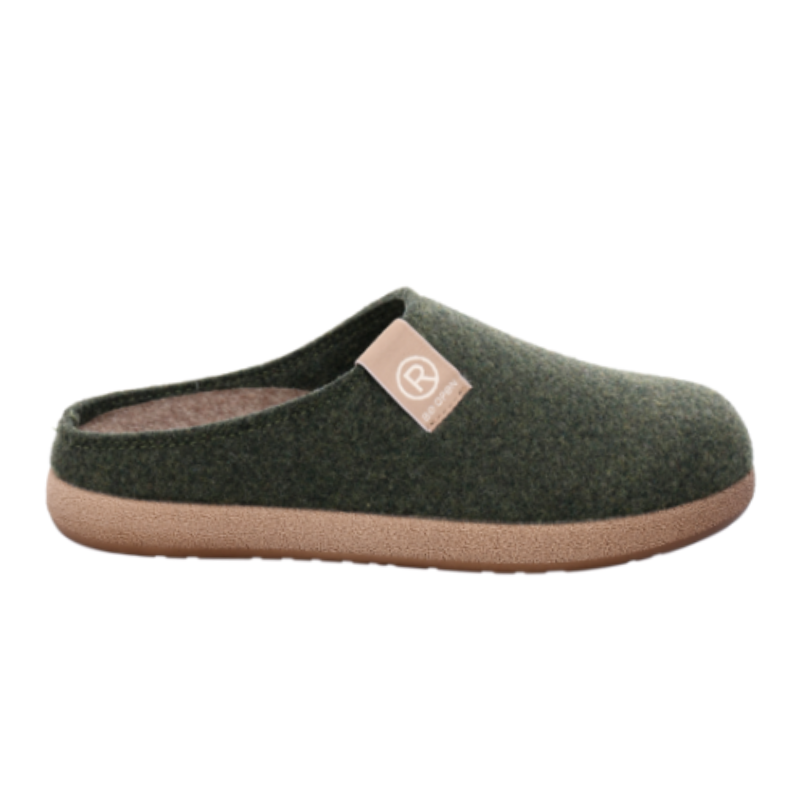 Rohde pantofole da donna - Verde scuro