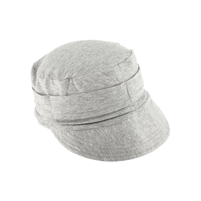 Berretto morbido con visiera - Grigio