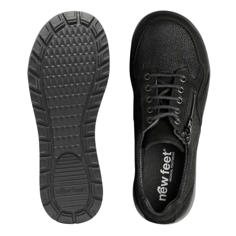 New Feet damesko med stretch - Sort