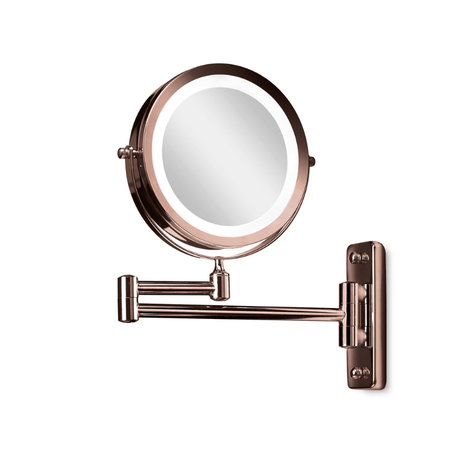 Makeup - spejl til væg - Kobber