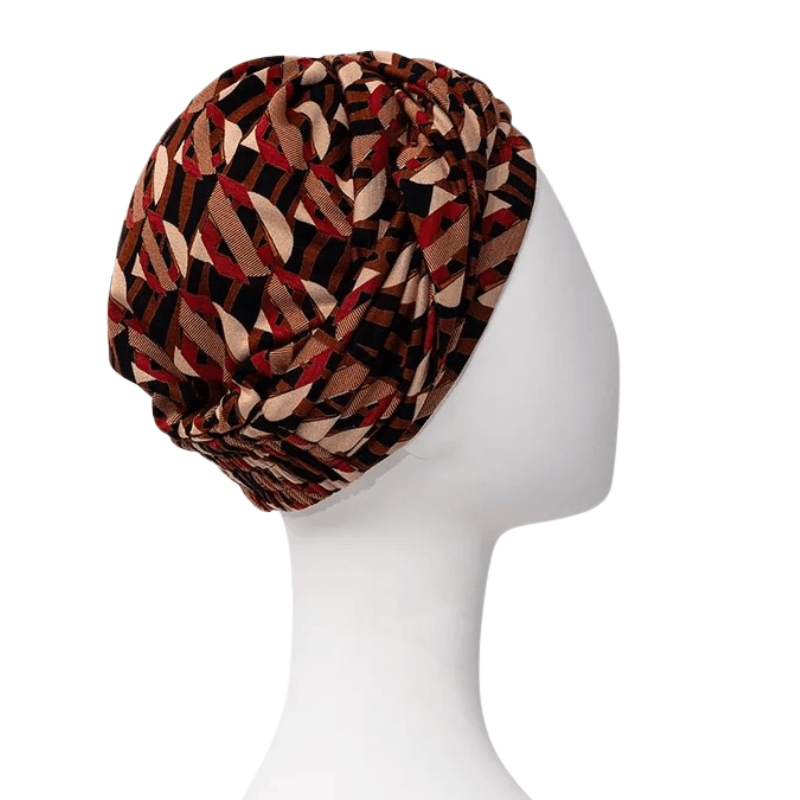 Sapphire Boho turban - Tribal Art