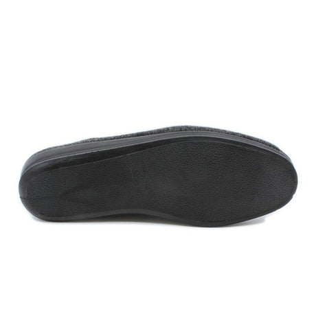 Rohde herrehjemmesko - Sort filt - Seniorshop