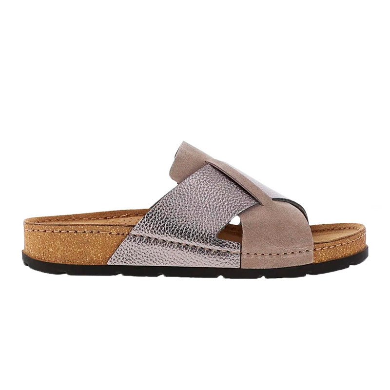 Rohde damesandal - Sølv/grå - Seniorshop