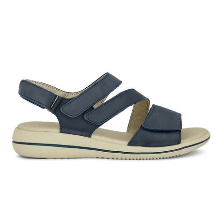 Green Comfort damesandal - Blå - Seniorshop