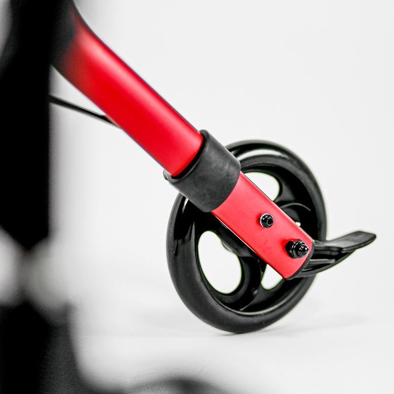 Indendørs rollator - Rød - Seniorshop