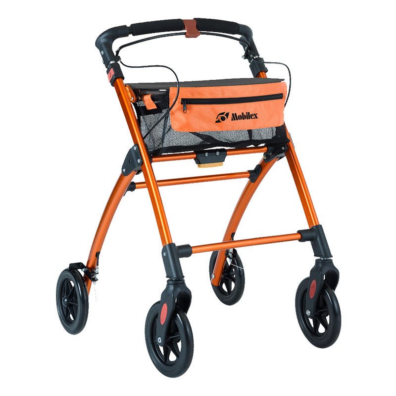 Jaguar indendørs rollator - Orange - Seniorshop