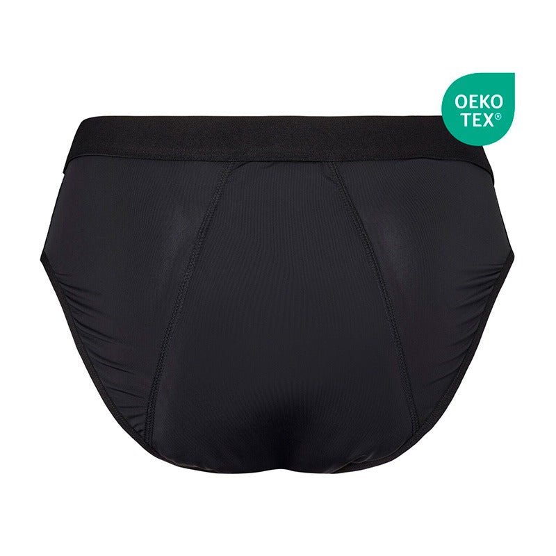 Inkontinens trusse i mikrofiber - Sort - Seniorshop
