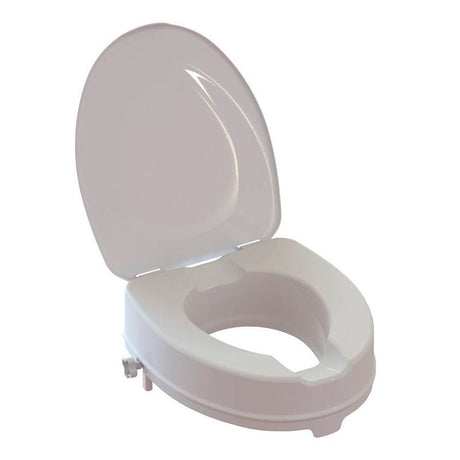 Toiletforhøjer med låg, 5 cm - Seniorshop