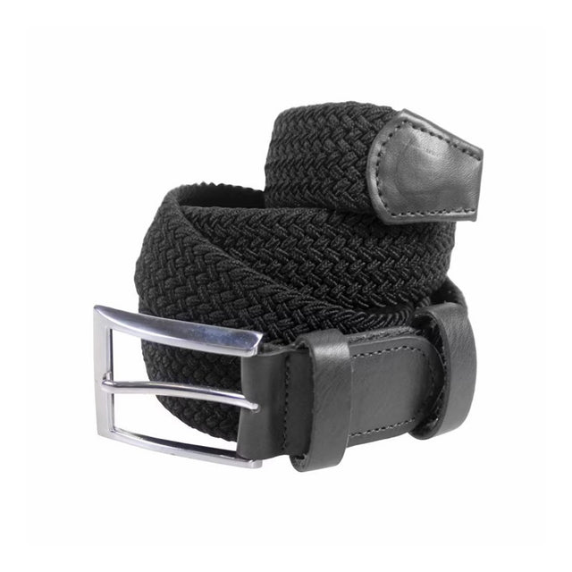 Elastisk sort bælte - Seniorshop