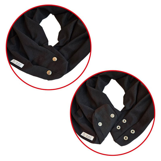 Honni tørklæde / Hagesmæk - Grå - Seniorshop