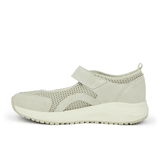 Green Comfort sporty ballerina - Hvid