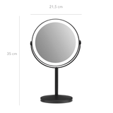 Makeup - spejl med tonet lys - 1x/10x forstørrelse