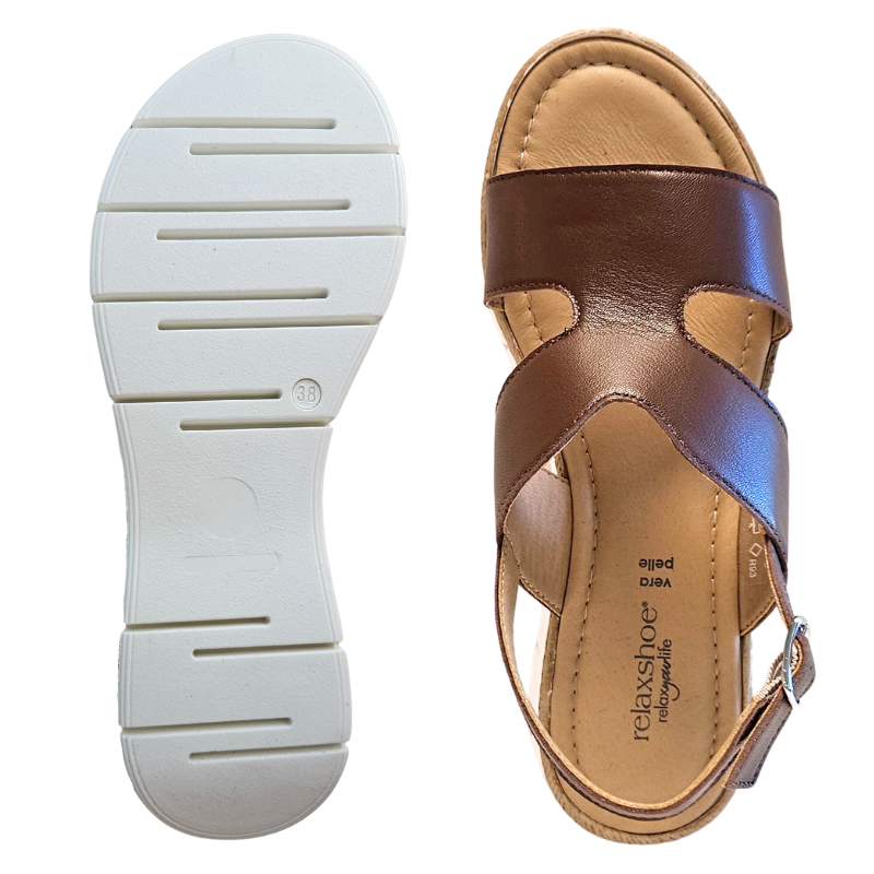 Sandalo da donna Relaxshoe - Marrone