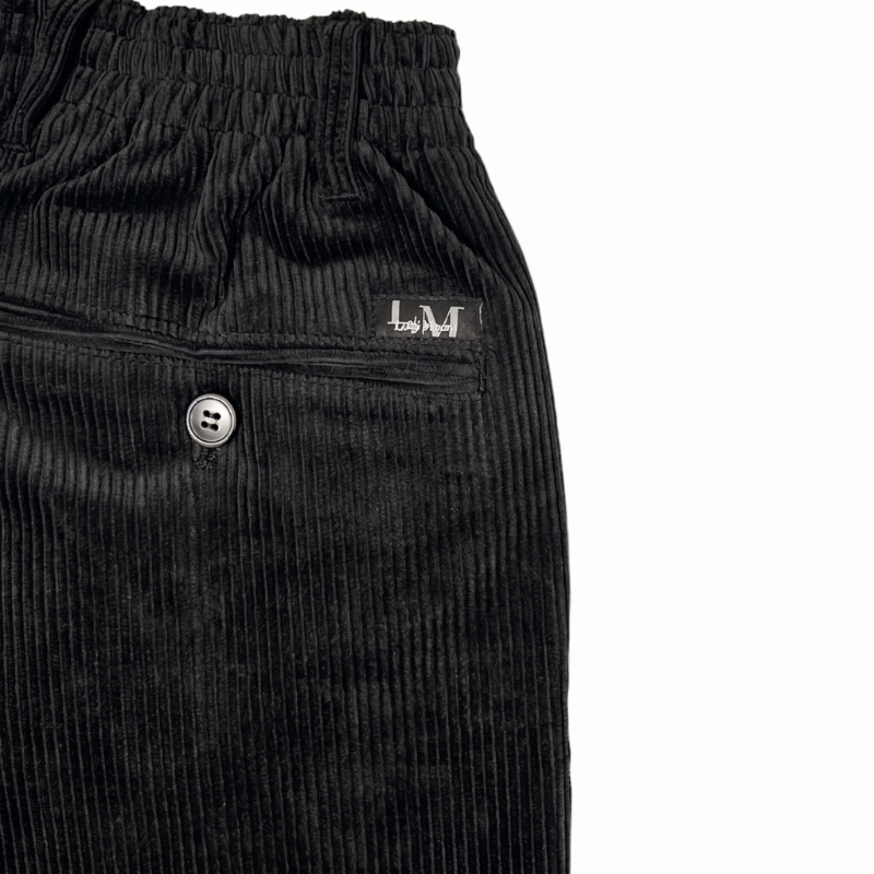 Pantaloni in velluto Murk nero