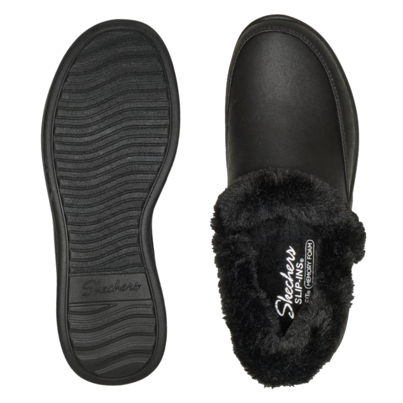 Skechers slip-in pantofole da donna - Nero