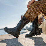 New Feet stivale alto da donna - Nero