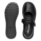 New Feet ballerina con velcro - Nero