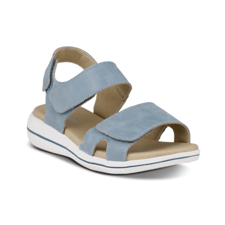Green Comfort damesandal - Lyseblå