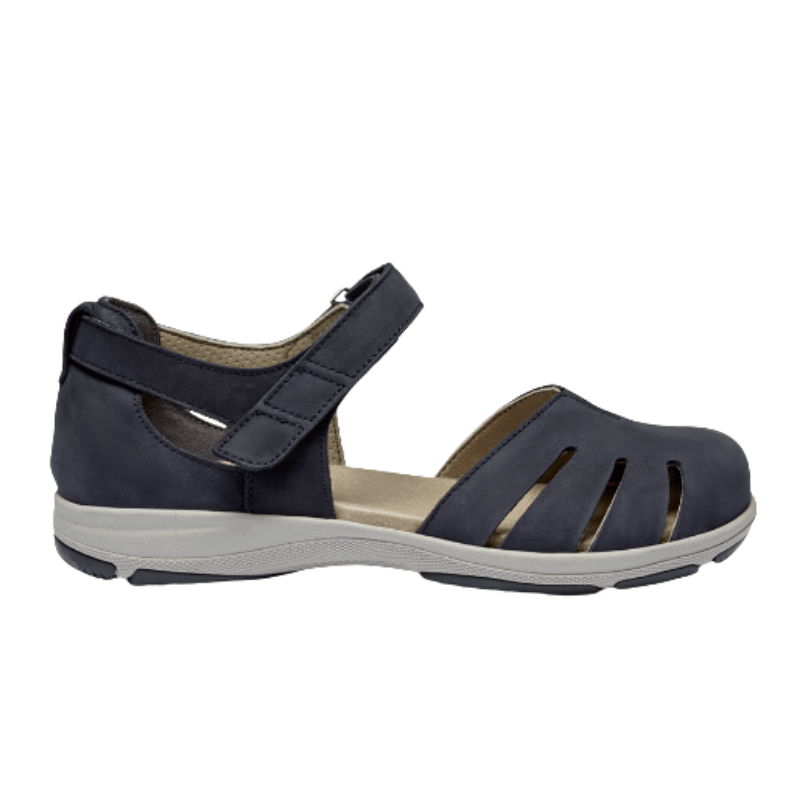 New Feet lukket damesandal - Mørkeblå