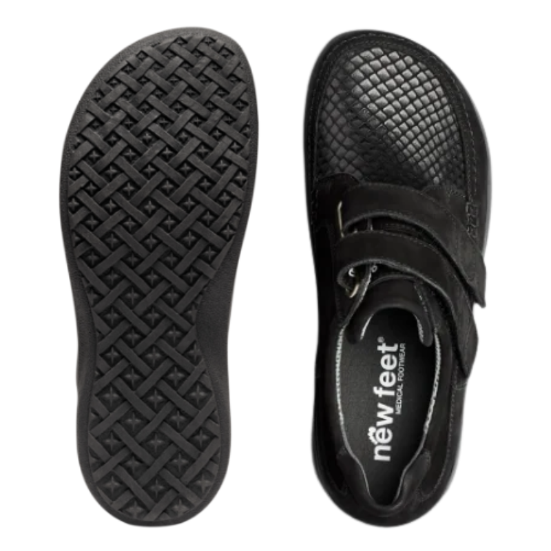 New Feet scarpa da donna ampia - Nero