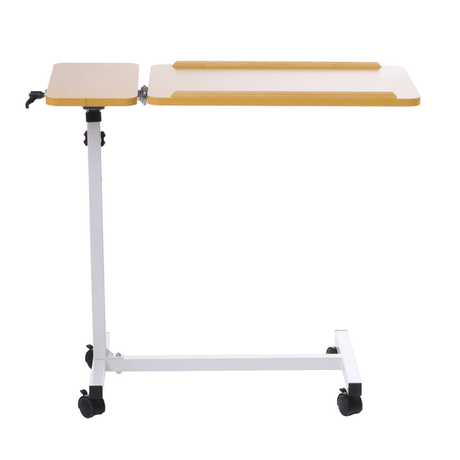 Tavolino da letto con doppio piano d'appoggio