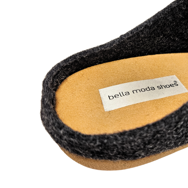 Bella Moda pantofole da donna - Antracite