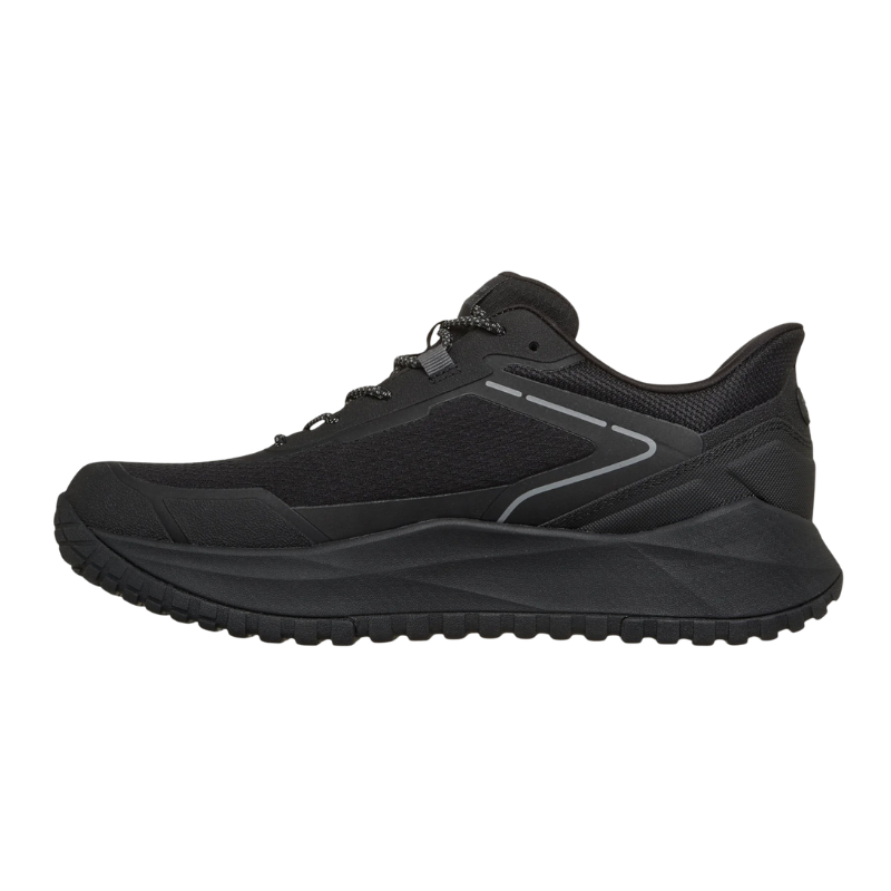 Skechers sporty slip-in sneaker da uomo - Nero