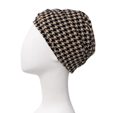 Lea turbante - Nero Beige