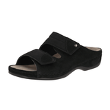 Berkemann dameslipper - Sort ruskind