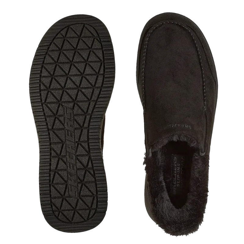 Skechers slip-in pantofole da uomo - Nero