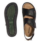 Sandalo uomo Tecnica con chiusura in velcro - Nero