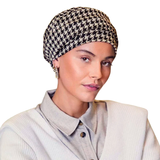 Lea turbante - Nero Beige
