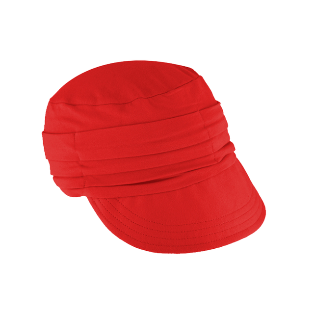 Cappello con visiera morbida - Rosso