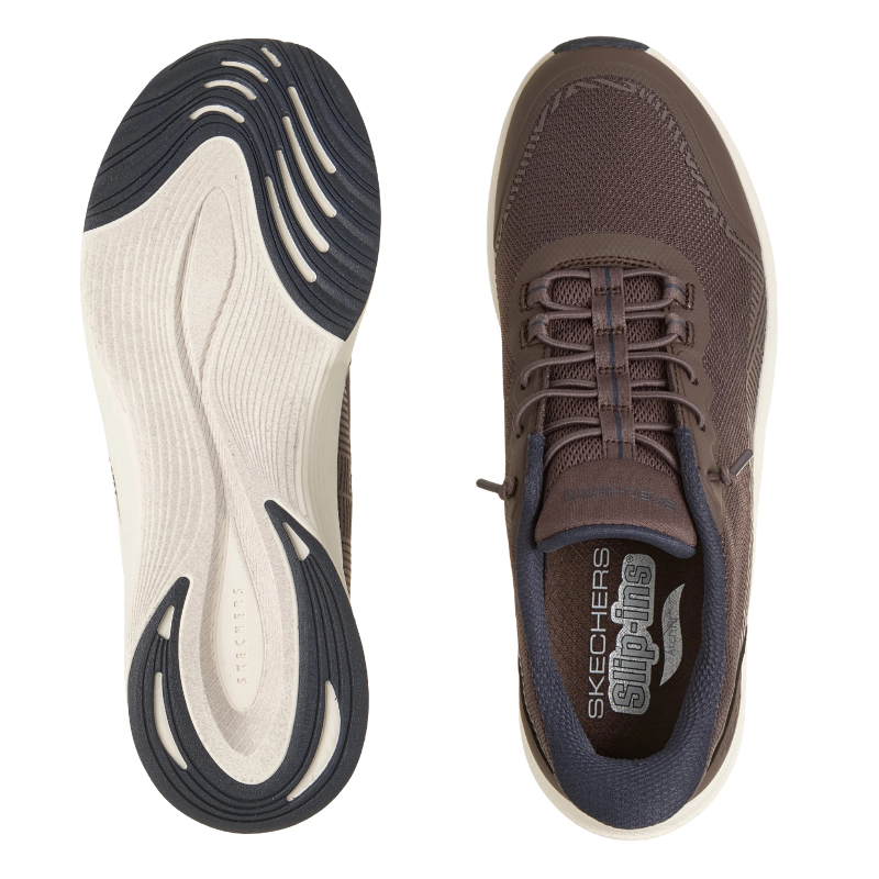 Skechers slip-in sneaker donna - Marrone