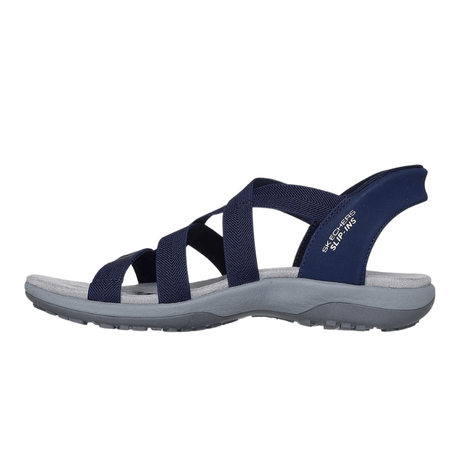 Skechers slip-in damesandal - Blå