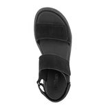 Sandalo da donna con tacco, Nero, Green Comfort