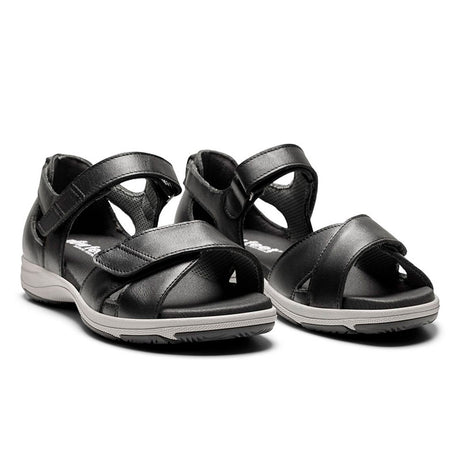 New Feet sandalo da donna in pelle - Nero