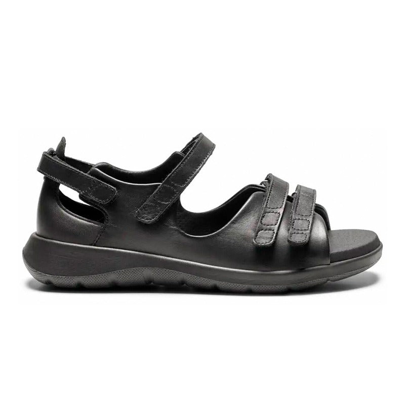 New Feet sandalo donna in pelle - Nero