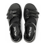 New Feet sandalo donna in pelle - Nero