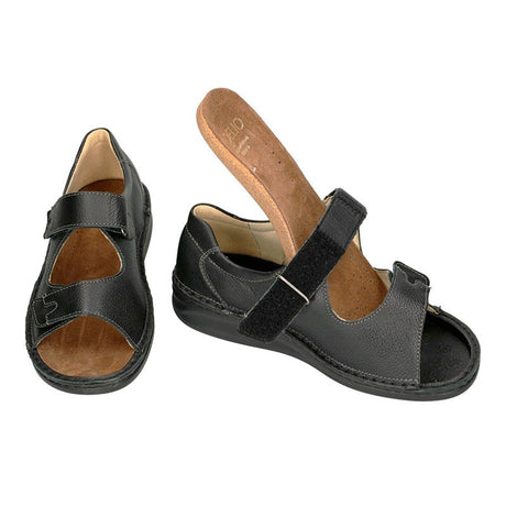 Sandalo da uomo Fidelio in pelle - nero